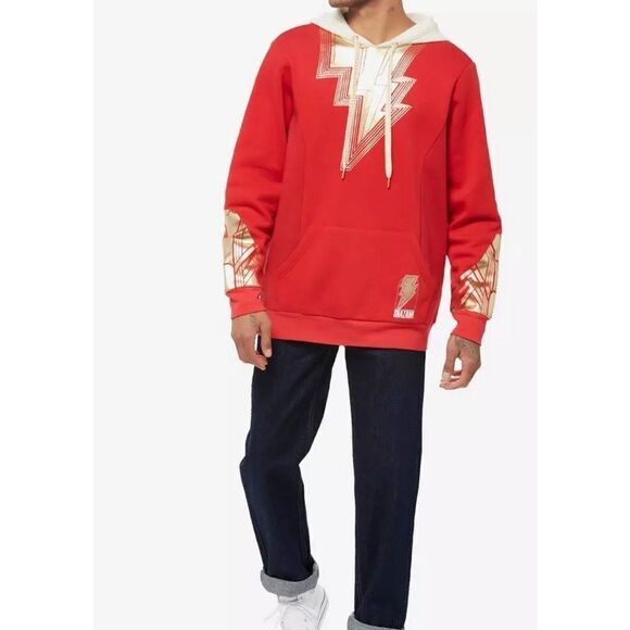 DC Comics Shazam! Fury Of The Gods Shazam Cosplay Hoodie New Size Medium - Picture 8 of 8